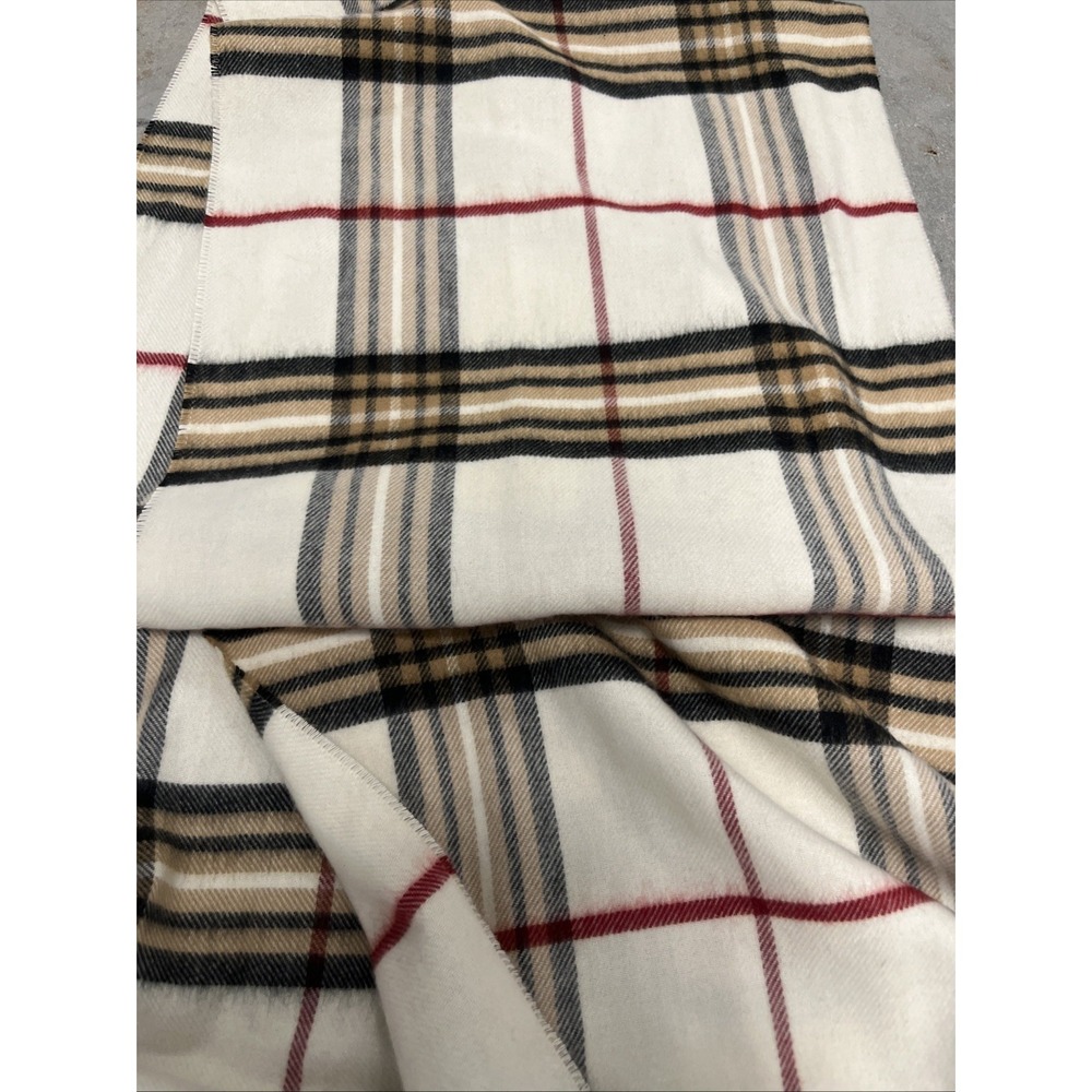 Lord & Taylor Vintage Scarf Made In Germany Plaid - Picture 4 of 4